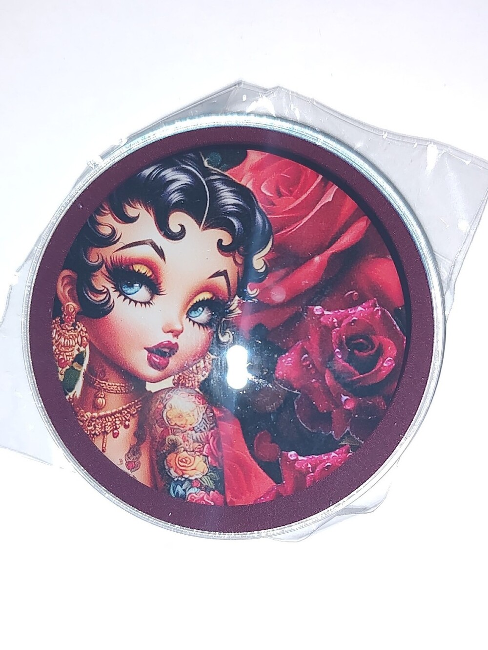 New! Betty Boop Magnetic Pop Socket 2"